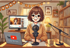 YoutubeでLiveをしている