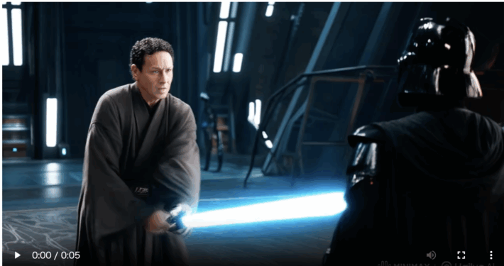 自分の顔でスターウォーズ動画を作る