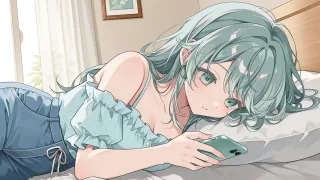 スマホで検索している