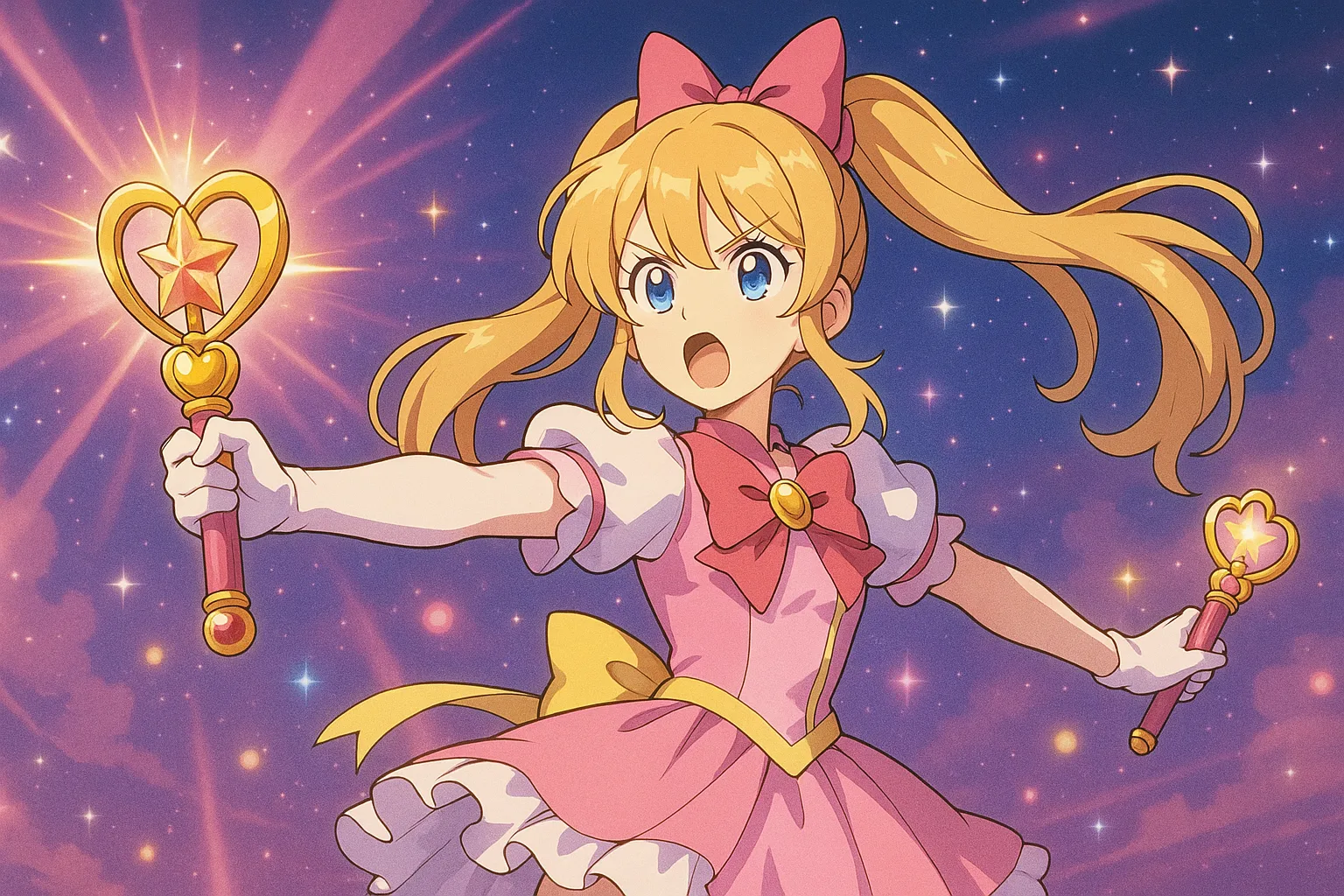 魔法少女への変身