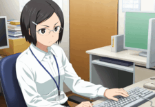 AIエージェントを使う女性