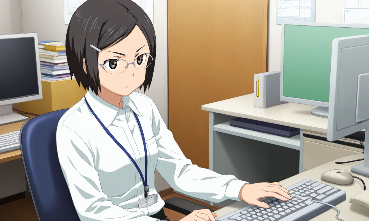 AIエージェントを使う女性