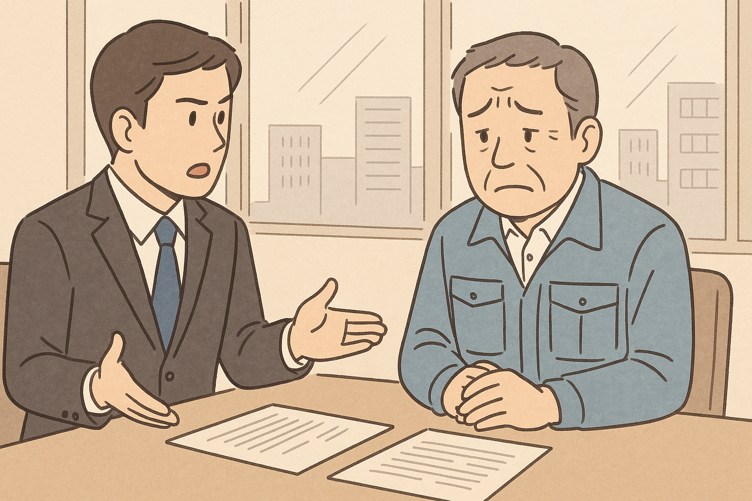 取引交渉で困っている社長