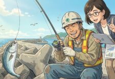 魚の釣り方を教える