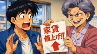 家賃の値上げを迫る大家