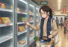 冷凍食品が無い