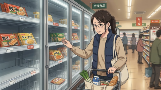 冷凍食品が無い