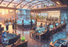 AI社員の職場環境
