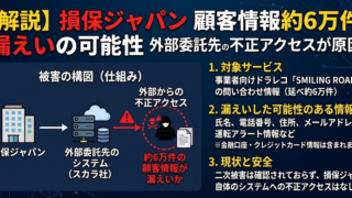 損保ジャパンが6万件の情報漏洩